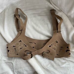 Joyfolie Tan Cutout Women's Harness